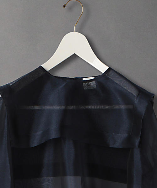 6（ロク）の「＜6(ROKU)＞ORGANDY SAILOR PULLOVER/トップス（その他