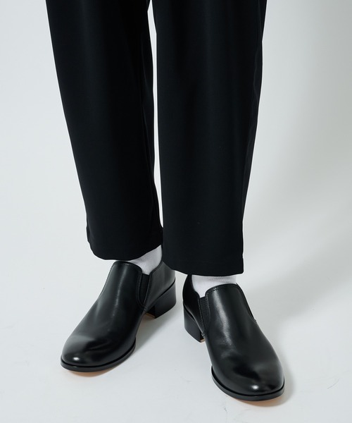 PADRONE パドローネ / BL SIDE GORE SHOES / サイドゴアスリッポン