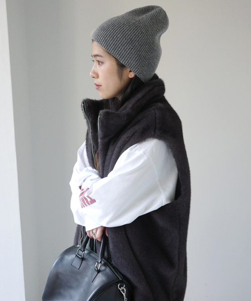 ウールカシミヤニットビーニー（ニットキャップ/ビーニー）｜AP STUDIO