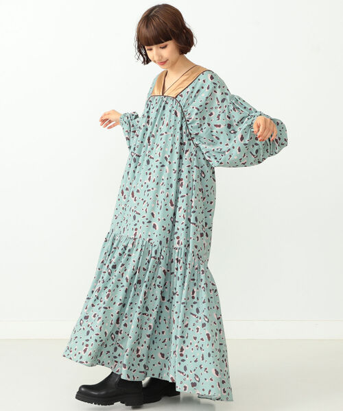 mmts（マミタス）の「mmts / 三毛猫柄ワンピース（ワンピース）」 - WEAR