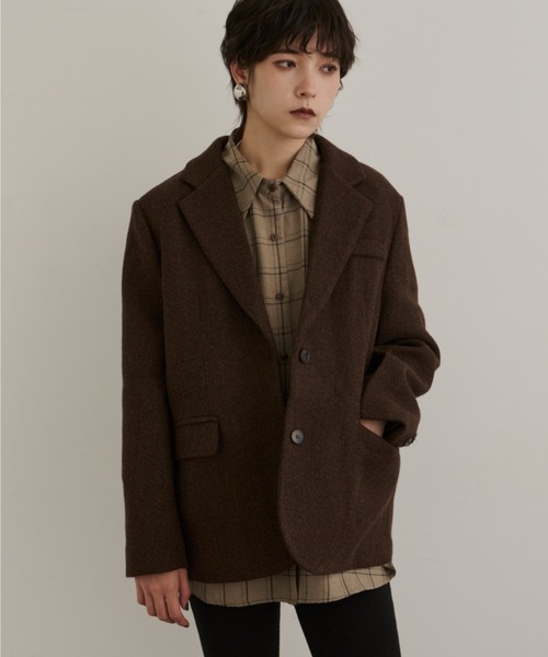 ウールタッチクラシカルジャケット（テーラードジャケット）｜DFFUR
