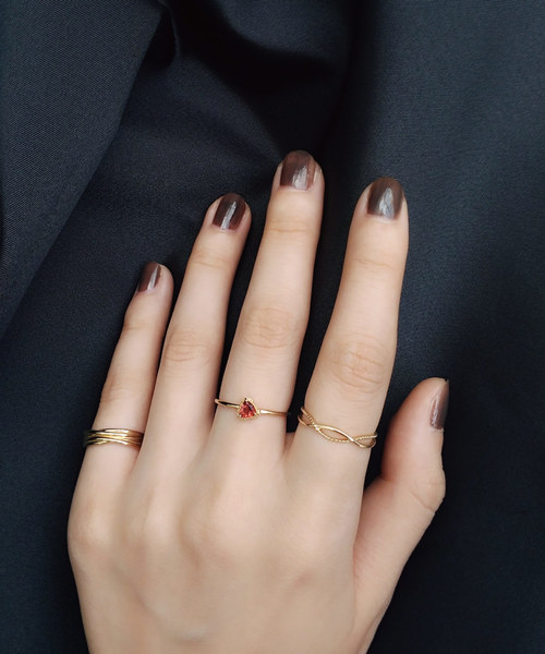 NOIR DE POUPEE（ノワールドプーペ）の「【WEB限定】K10 ガーネット