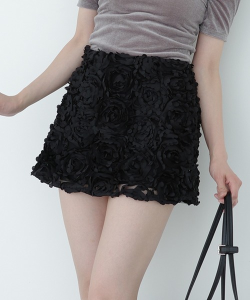 セール】フラワーモチーフミニスカート（スカート）｜EIMY ISTOIRE