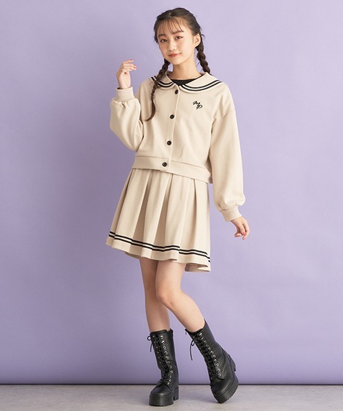 mezzo piano Junior（メゾピアノジュニア）の「セーラーパーカ