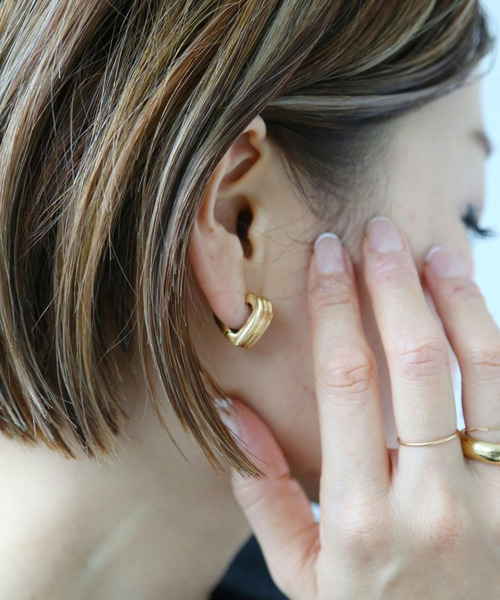 LAVER（ラバー）の「【LAVER/ラバー】HEART ピアス GOLD（両耳