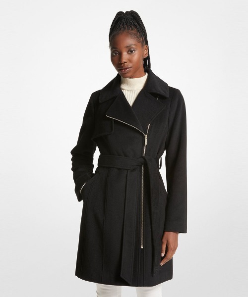 MICHAEL KORS（マイケルコース）の「アシンメトリー ウールコート