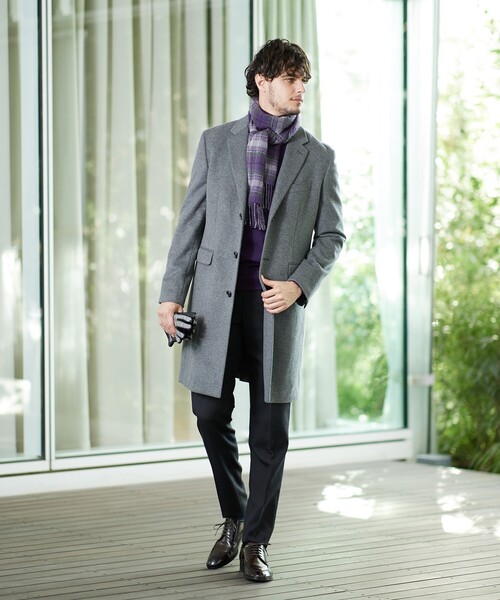 TAKEO KIKUCHI（タケオキクチ）の「◇ウールカシミヤ チェスター