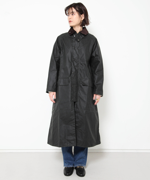 Barbour】 LADIES BURGHLEYロングコート（トレンチコート）｜Barbour