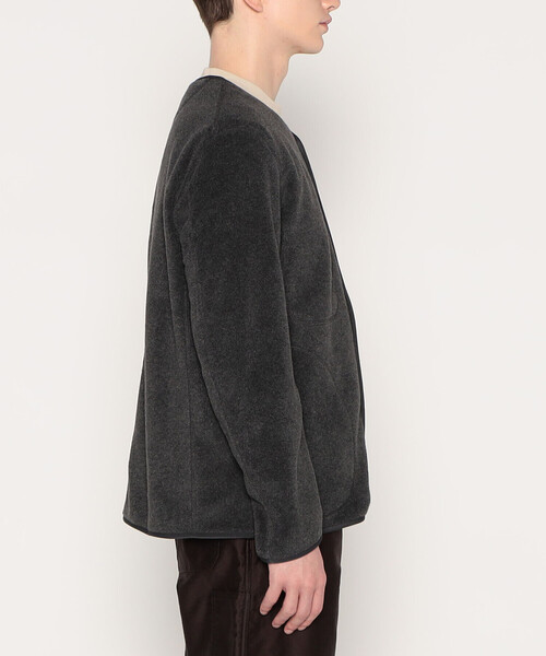 DANTON（ダントン）の「MEN'S FLEECE COLLARLESS JACKET（ノーカラー