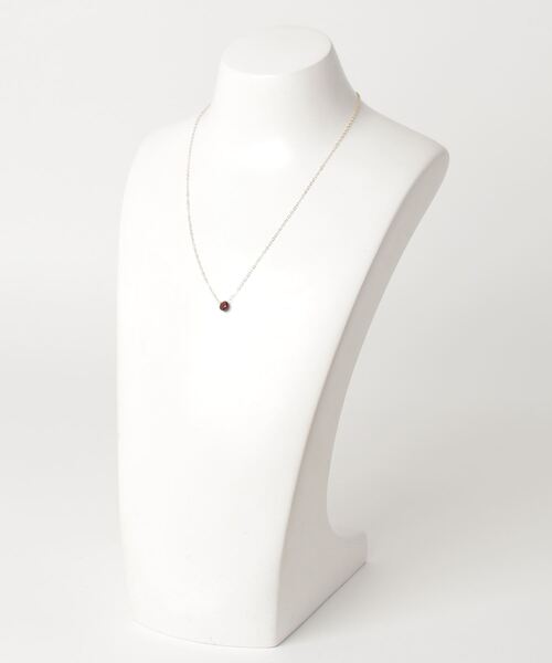 Trine Jewelry】宝石カット天然石の一粒ネックレス（ネックレス