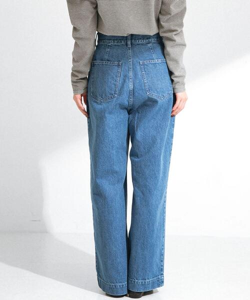 34サイズ/低身長向けも展開』タックデニム（デニムパンツ）｜URBAN