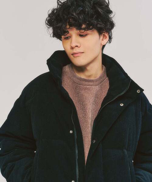 417 EDIFICE エディフィス コーデュロイ 中綿ジャケット 黒 Mサイズ