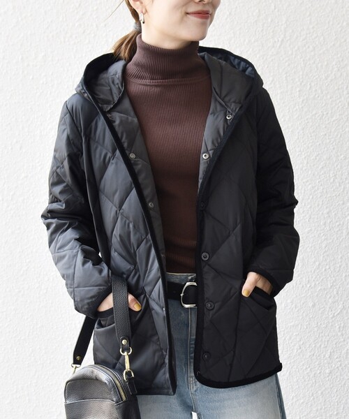 SHIPS any別注】TAION:〈手洗い可能〉パイピング フード ジャケット