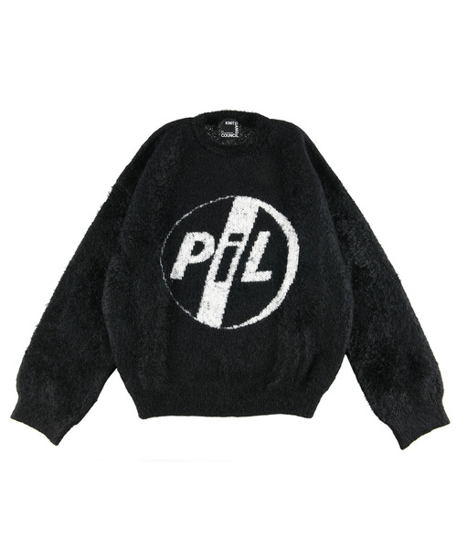 KNIT GANG COUNCIL 'PIL' CREW NECK SWEATER 'LOGO'（ニット/セーター