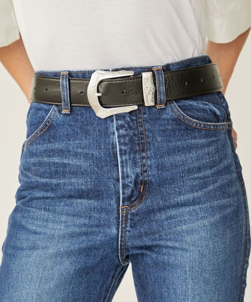 TOGA ARCHIVES メタルレザーベルト TOGA（トーガ）の「【TOGA ARCHIVES