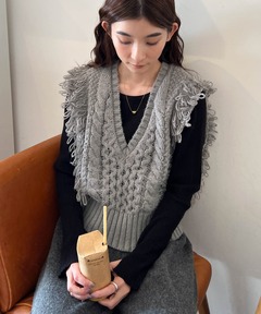 KIDILL/キディル】Oversized Mesh Knit Pullover KIDILL × rurumu