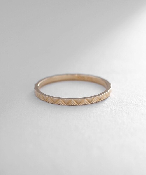 K10トライアングルカット リング（リング）｜COCOSHNIK（ココシュ
