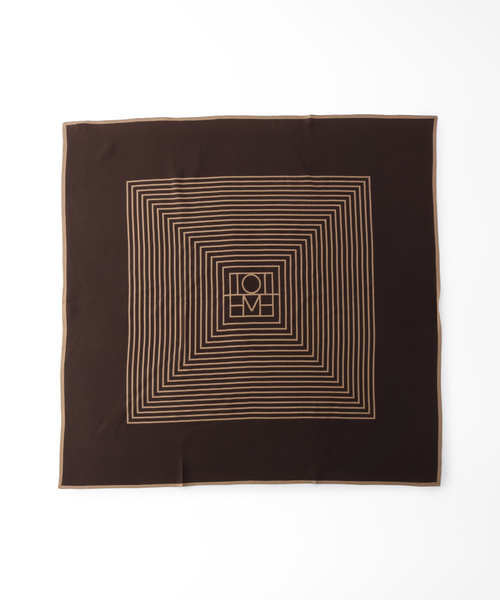 TOTEME（トーテム）の「【TOTEME/トーテム】CENTERED MONOGRAM シルク