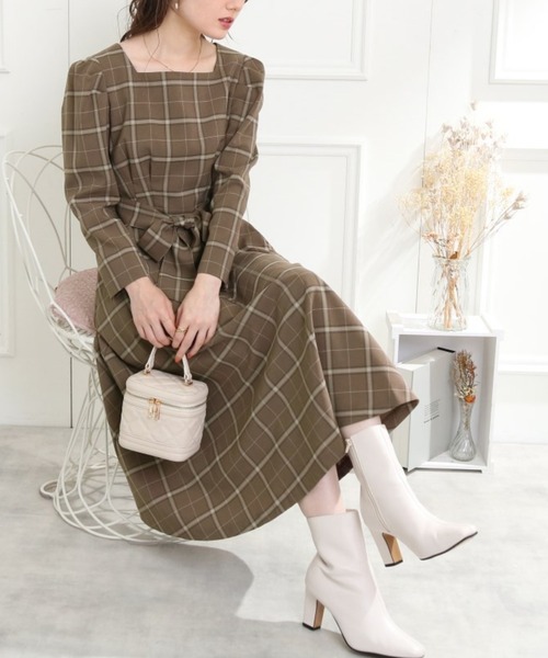 Princess Melody】チェックDOLLYキャミワンピース - グレー size-F