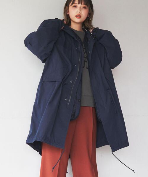 coen（コーエン）の「3WAYキルティングライナー付きモッズコート（WEB