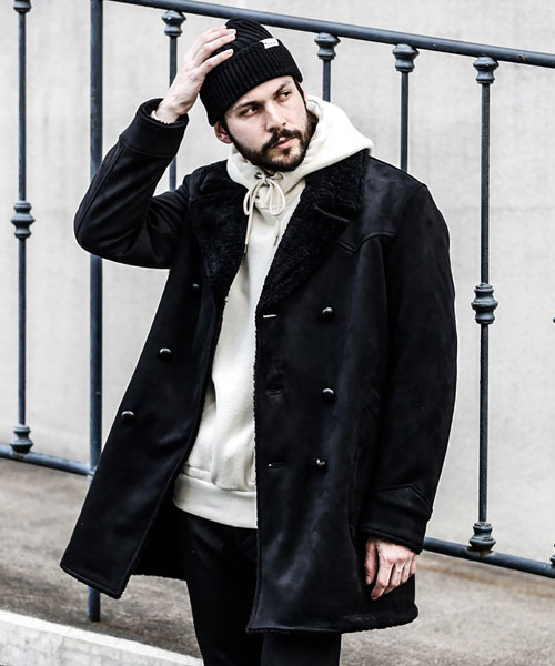 Mr.Olive チェスターコート ⁄ウールダブルチェスターコート