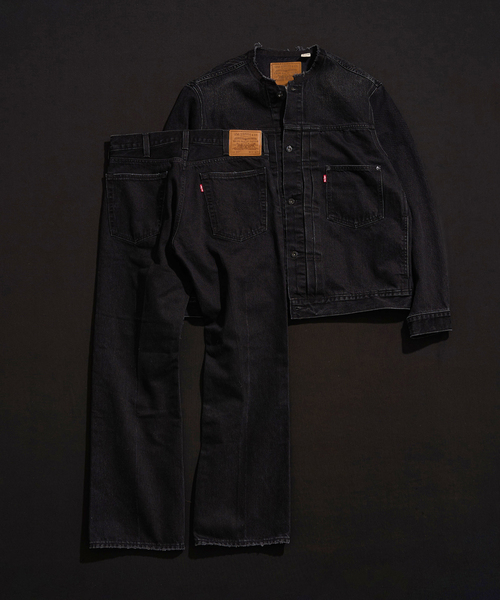 Levi's(リーバイス) 別注 Type 1 Trucker Jacket BLACK 'COLLARLESS