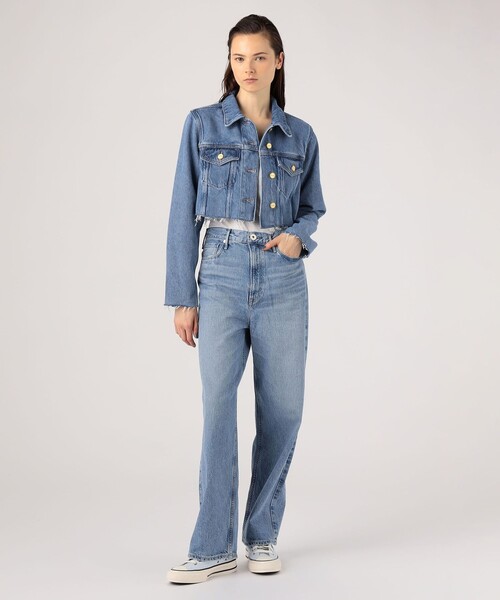 GANNI（ガニー）の「GANNI クロップドデニムジャケット（デニム