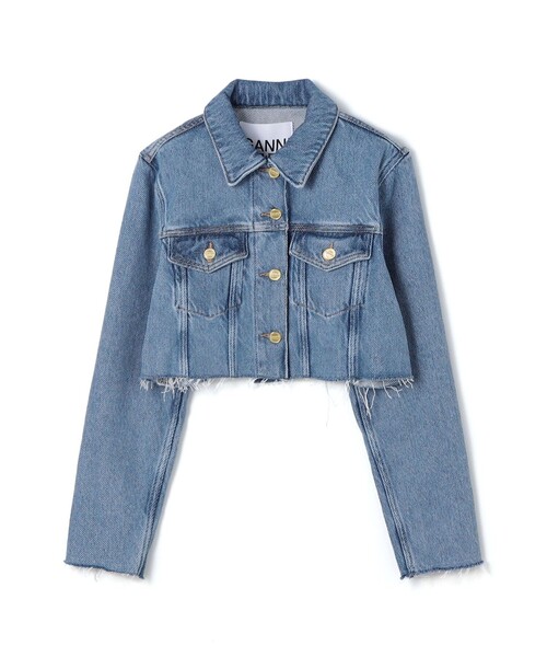 GANNI（ガニー）の「GANNI クロップドデニムジャケット（デニム