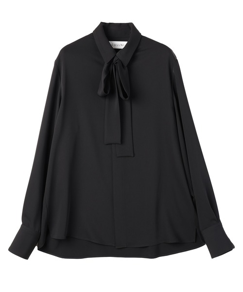 CULLNI（クルニ）の「24-AW-023B / Double Satin Bowtie Shirt（シャツ