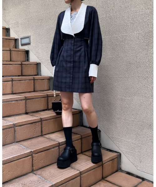 PAMEO POSE（パメオポーズ）の「Pear Collar JK Mini Dress
