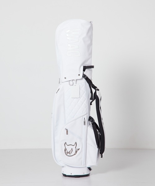 WAAC（ワック）の「《WAAC》マットレザー キャディバッグ（ゴルフ