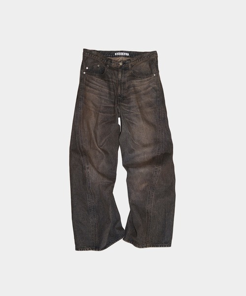 3D TWISTED WIDE LEG JEANS（デニムパンツ）｜NVRFRGT（ネヴァーフォー