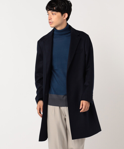 COMME CA ISM（コムサイズム）の「アンゴラ混 チェスターコート