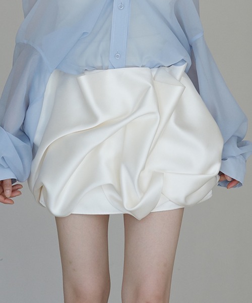 ドレープバルーンミニスカート（スカート）｜EIMY ISTOIRE（エイミー