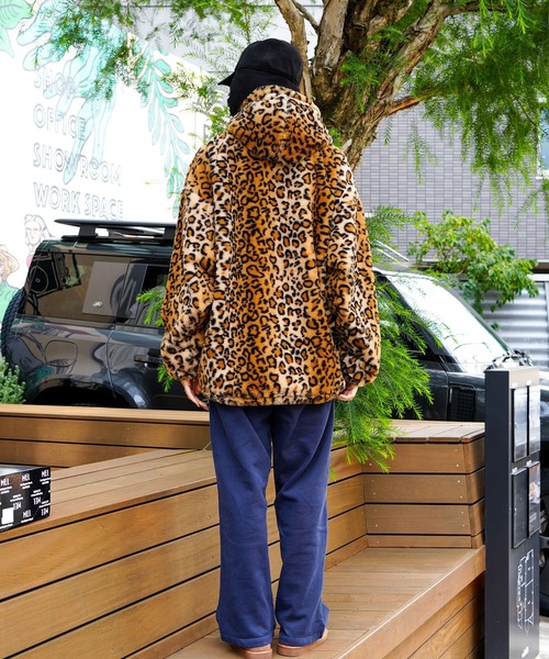 セール】【NOBLE PRODUCT/ノーブルプロダクツ】レオパード総柄 フード