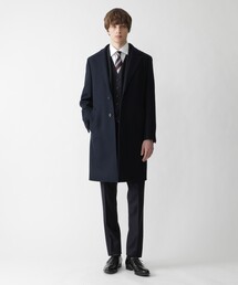BURBERRY BLACK LABEL ベルベット チェスターコート Lサイズ
