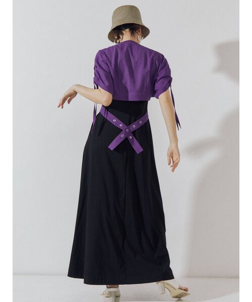 UN3D.（アンスリード）の「クロスベルトショートシャツ（シャツ