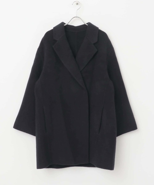 セール】ウールカシミヤリバーチェスターコート（チェスターコート