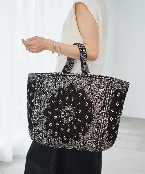 セール】MALUS/マリュス BANDANA QUILTING BIG BAG トートバッグ