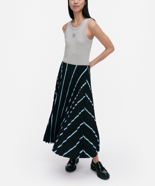 marimekko（マリメッコ）の「Mini Unikko / Meimi cotton poplin skirt