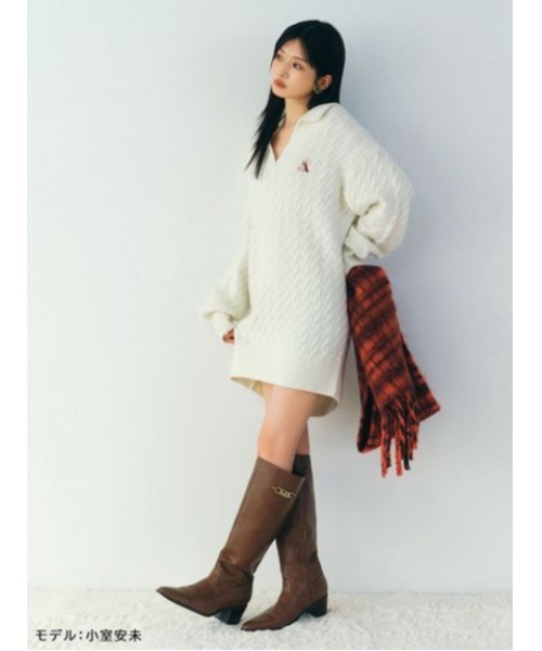 セール】Lily Bearケーブルニットワンピース（ワンピース）｜LILY