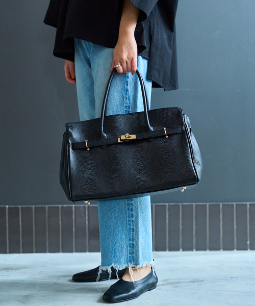 AULENTTI/オウレンティ】レザートートWITHベルト（ショルダーバッグ