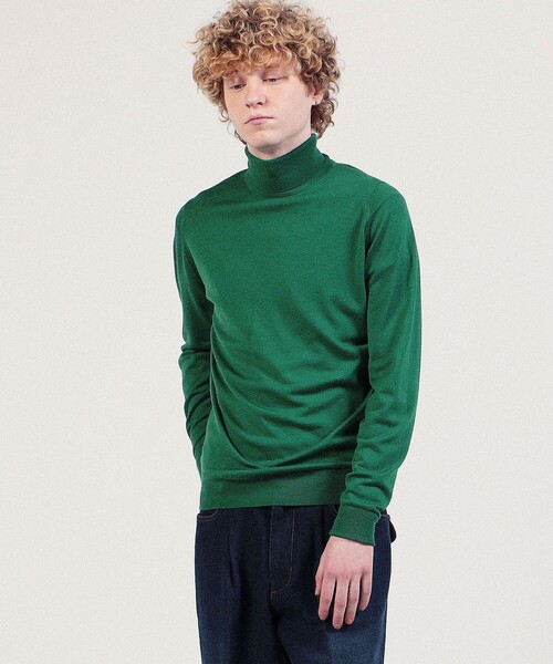 セール】JOHN SMEDLEY RICHARDS メリノウール タートルネック（ニット