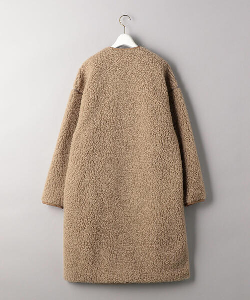 HYKE（ハイク）の「＜HYKE（ハイク）＞ ボア ロングコート BEIGE
