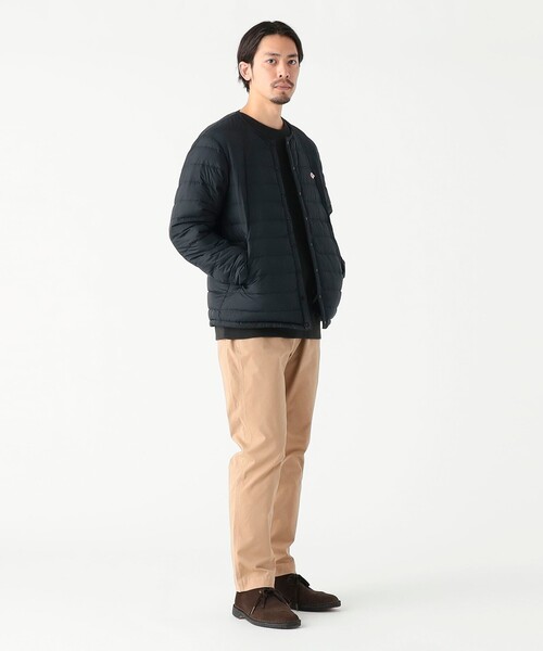 DANTON / メンズ クルーネック インナー ダウン ジャケット（ダウン