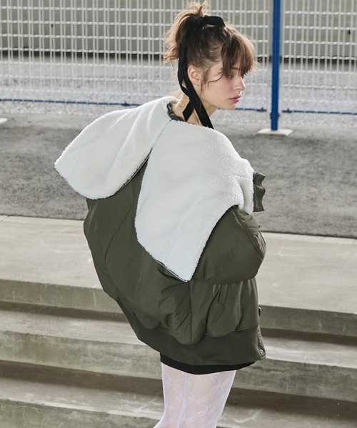 forksy.】N-2Bオーバーサイズフライトジャケット forksy.│MONO-MART