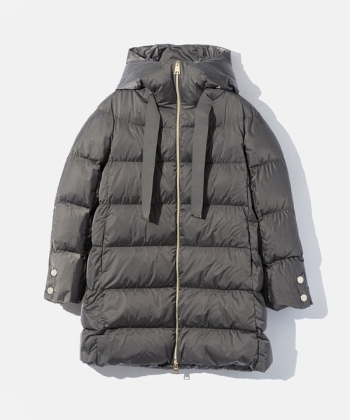 セール】HERNO A-Shape DOWN JACKET IN SATIN ヘルノ Aシェイプ サテン