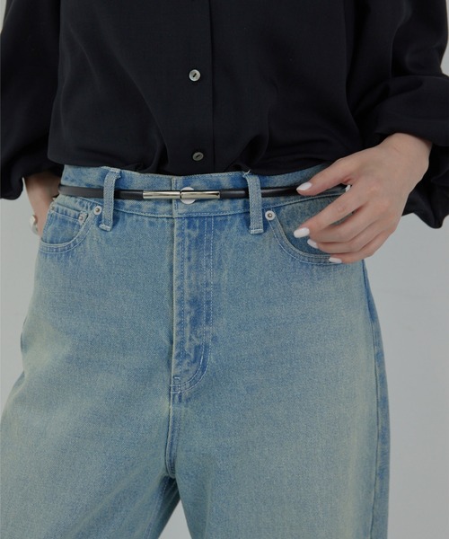 セール】【WEB限定カラーあり】スティックナローベルト（ベルト