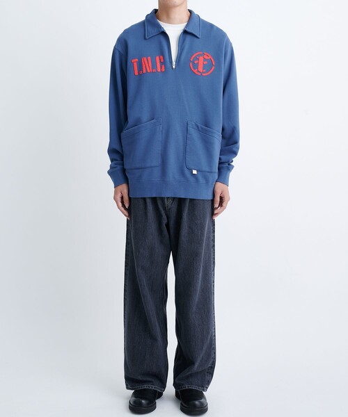 FAF/フェイクアズフラワーズ】Half Zip Sweat Top（スウェット）｜FAF
