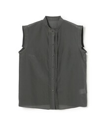 ACENDRARE グレー ノースリーブシャツ シャツ/ブラウス（グレー/灰色系